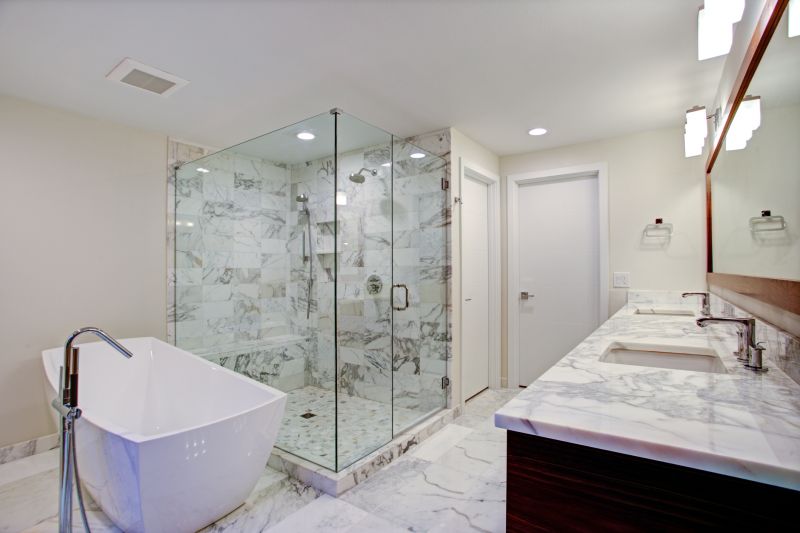 Wide Picture of Master Bathroom